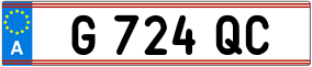 Truck License Plate